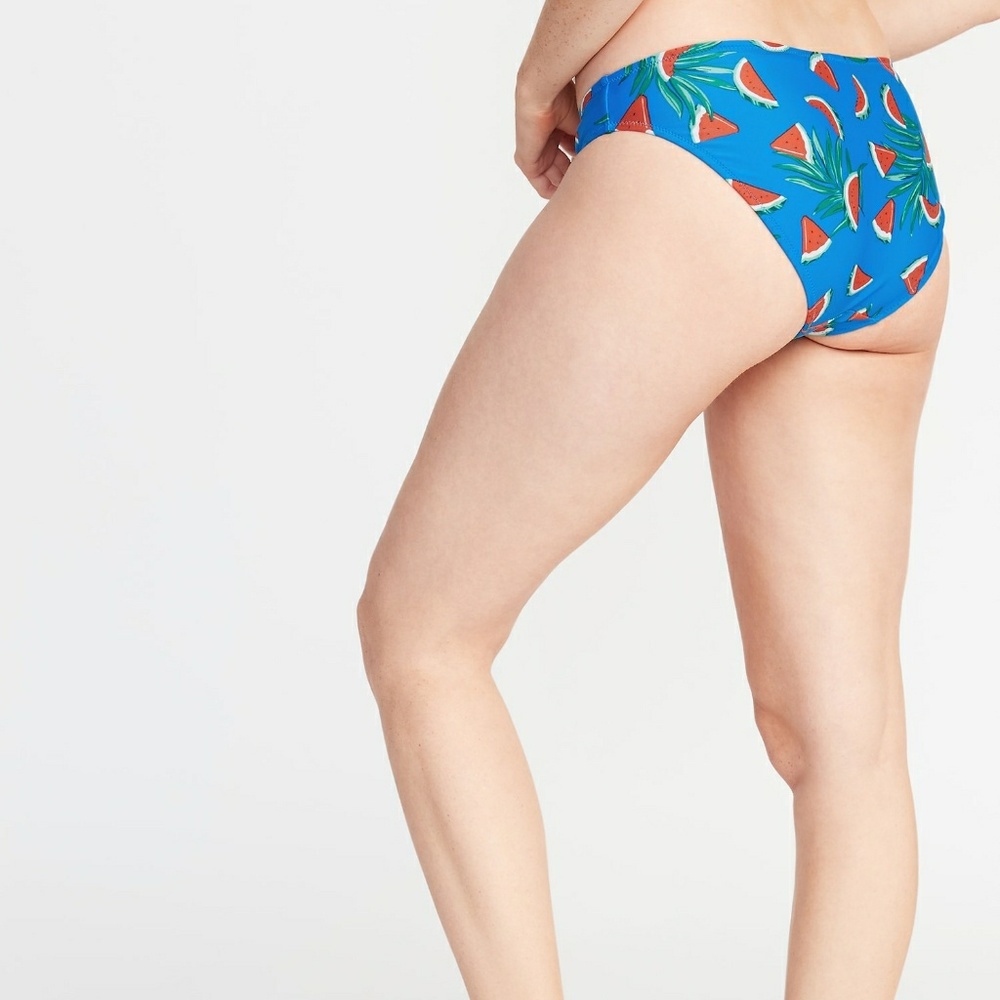 NWT Women's Blue Watermelon Bathing Suit Bottoms - Picture 2 of 2